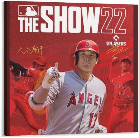 Amazon co jp 大谷翔平 グッズ 大谷 ポスター 印刷 ポスター キャンバス ウォールアート 画像 絵画 現代 芸術 壁の絵 け