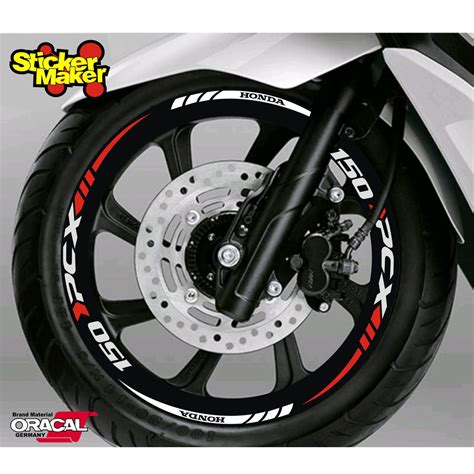 Jual Sticker Cutting List Velg Pcx Stiker Pelek Honda Pcx Shopee