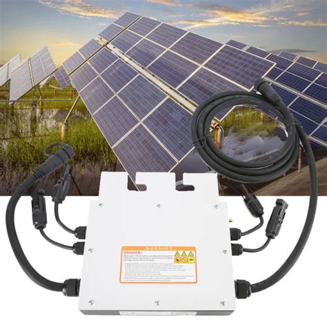 Micro Onduleur Solaire W Mppt Led Display Micro Grid Tied Ip