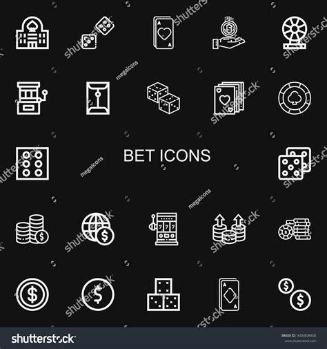 Editable 22 Bet Icons For Web And Mobile Set Of Royalty Free Stock