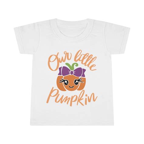 Our Little Pumpkins Toddler T Shirt Cute Pumpkin Kids Shirt Etsy