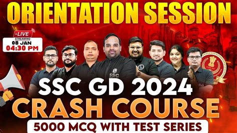 Ssc Gd Crash Course Mcq With Test Series Ssc Gd Exam