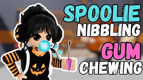 Roblox ASMR Spoolie Nibbling Gum Chewing Mouth Sounds For INTENSE