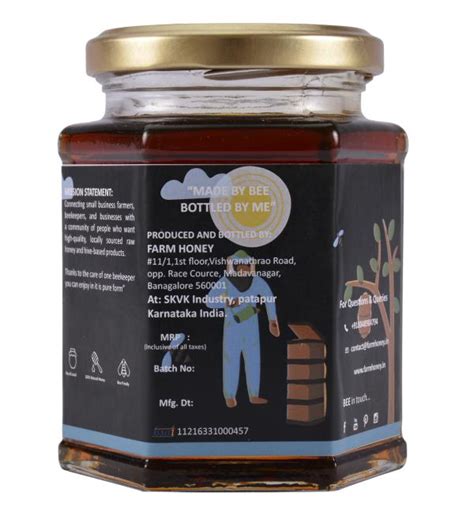 Farm Honey Wild Honey Unprocessed Pure Natural Honey 350gm Jiomart