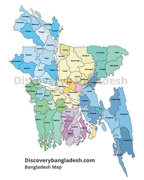 Discoverybangladesh.com :: Map of Bangladesh