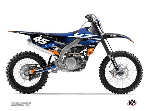 Yamaha Yzf Dirt Bike Shok Graphic Kit Blue Kutvek Kit Graphik