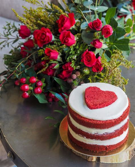 Mini tarta Red Velvet San Valentín Salón des Fleurs