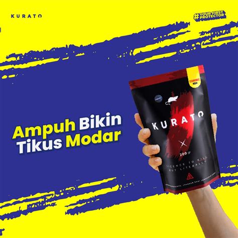 Jual Kurato 200gr Kemasan Ekonomis Pembunuh Koloni Tikus Racun Tikus