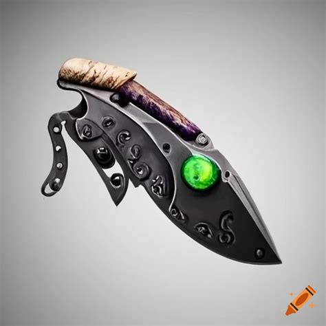 Unique Pocket Knife With Alien Style Embodied Eyes On Craiyon