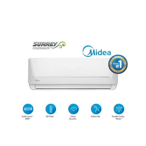 Aire Split 5500 Kcal h Frío Calor MSABFC 22H 01F Midea