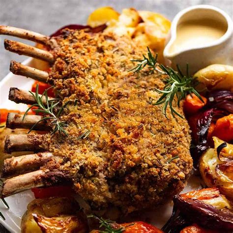 Rosemary Crumbed Rack of Lamb | RecipeTin Eats