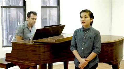 13 Y O Broadway Star Joshua Colley Sings If The World Only Knew By