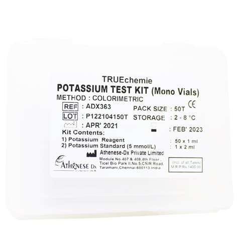 Truechemie Potassium Test Kit Medstores