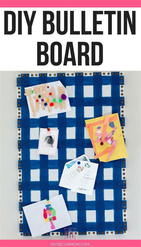 DIY Bulletin Board Make Your Own Fabric Bulletin Board Easily