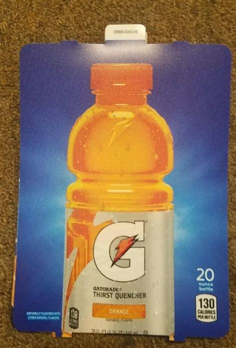 Orange Gatorade Label