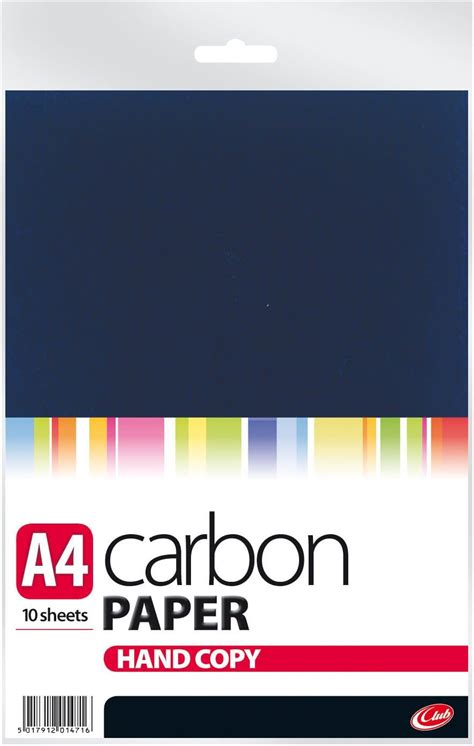 A Hand Copy Carbon Paper Sheets Blue Pack Sheets Amazon Co Uk