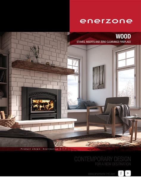 Enerzone Wood Stoves and Fireplaces Brochure | Bio-Heat Resources