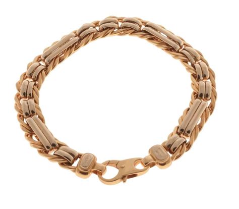 Bracciale A Maglia Grumetta Da Donna In Oro Bicolore Jeneralcom