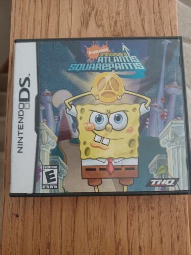 Spongebob Atlantis Squarepantis Nintendo Ds No Manual Ebay