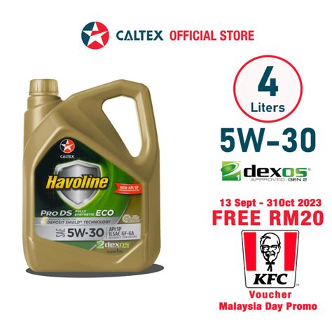 Caltex Havoline Prods Fully Synthetic Eco Sae W Liters Api Sp