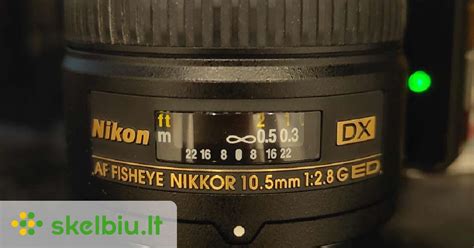 Nikkor 10 5 Mm Dx 1 2 8 G Ed Fish Eye Skelbiu Lt