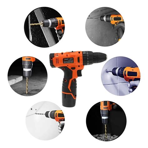 Lomvum 12v Power Drill Tool Electric Drill Screwdriver 12v Cordless