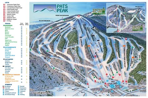 Pats Peak Ski Area Trail Map | New Hampshire Ski Resort Maps