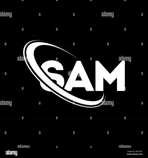 SAM logo. SAM letter. SAM letter logo design. Initials SAM logo linked ...