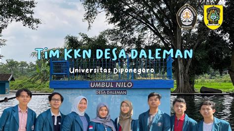 Video Profil Kkn Tim Undip Desa Daleman Kecamatan Tulung