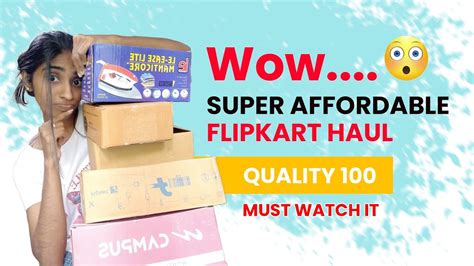 Flipkart Haul Super Affordable Rate UNBOXING Big End Of Season