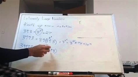 Extremely Large Numbers Part 1 Knuth Up Arrow Notation Youtube