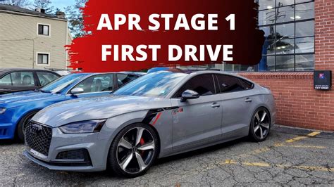 Apr Stage 1 First Drive 2018 Audi S5 Youtube