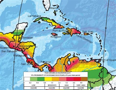 Map Showing Earthquake Zones In The World