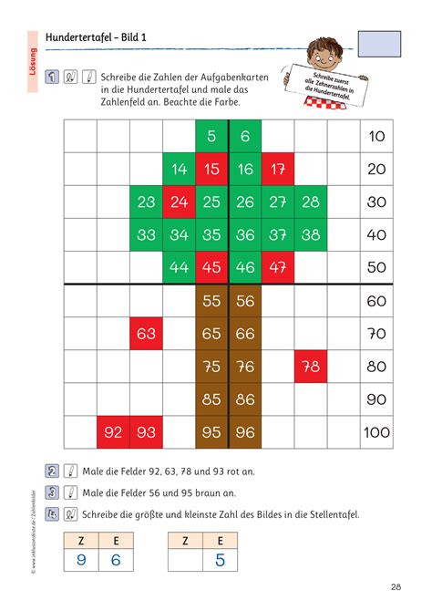 Zweistellige Zahlenbilder Unterrichtsmaterial Im Fach Mathematik E