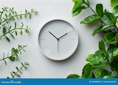 Timeless Simplicity: Minimalist Clock Design... Stock Illustration ...