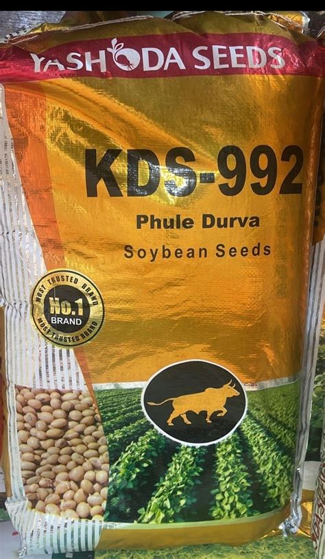 Soybean Soyabean Phule Durva Kds 992 25 Kg Seeds Bag For Sowing