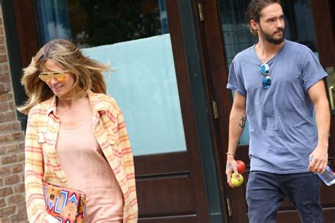 Photo Heidi Klum Et Son Compagnon Tom Kaulitz Se Rendent L A Roport