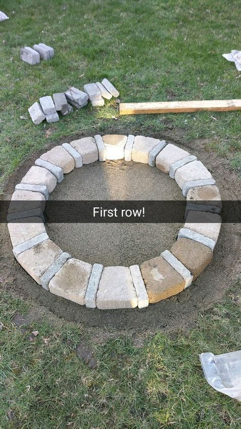 How To Build A Fire Pit With Landscape Wall Stones Artofit