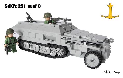 Sdkfz 2511 Ausf C Wwii Lego The Sonderkraftfahrzeug 251 Flickr