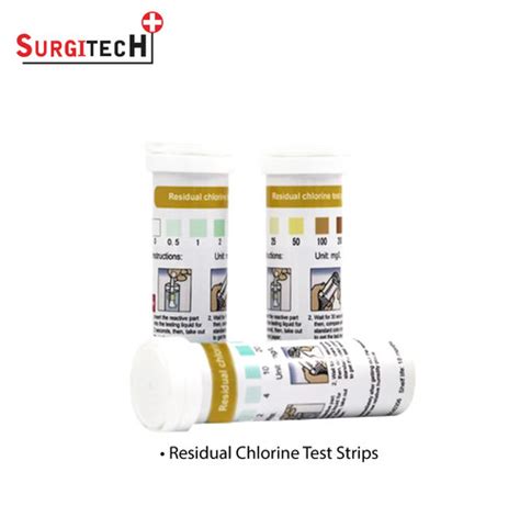 Surgitech Residual Chlorine Test Strips Medasia