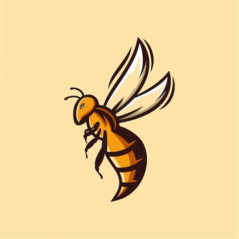 Premium Vector | Wasp logo