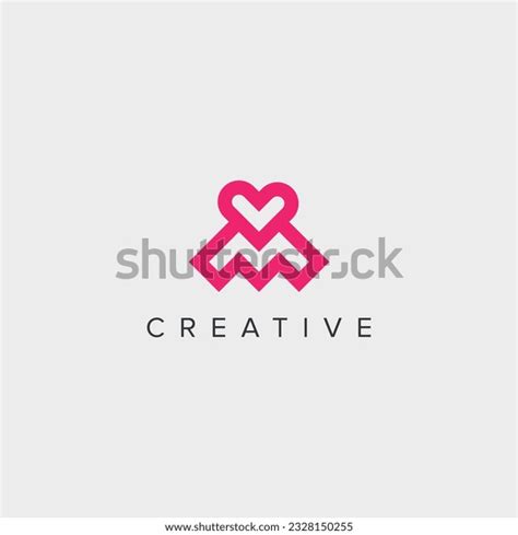 3,896 M With Heart Logo Images, Stock Photos, 3D objects, & Vectors ...