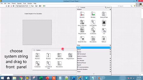 LabVIEW Tutorial 1 Create A Simple UI For Calculator YouTube