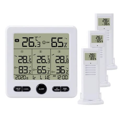 Digital Hygrometer And Indoor Thermometer Pre Calibrated Humidity Gauge