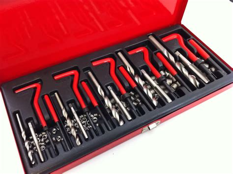 131 Piece Helicoil Type Thread Repair Kit M5 M6 M8 M10 M12 Ebay