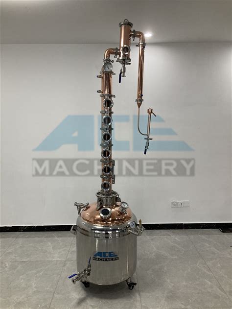 Copper Home Alcohol Distiller Equipment Reflux Distillation Column