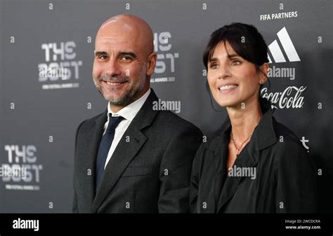 Pep Guardiola and Cristina Serra arriving for The Best FIFA Football ...