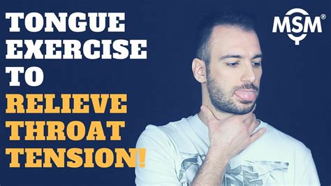 Vocal Lesson Tongue Exercise To Relieve Throat Tension Youtube