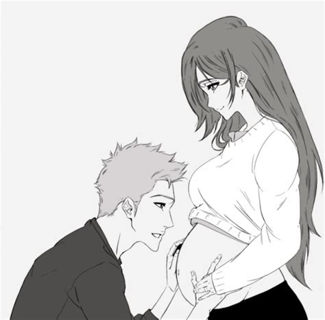 Pregnant Anime Couple