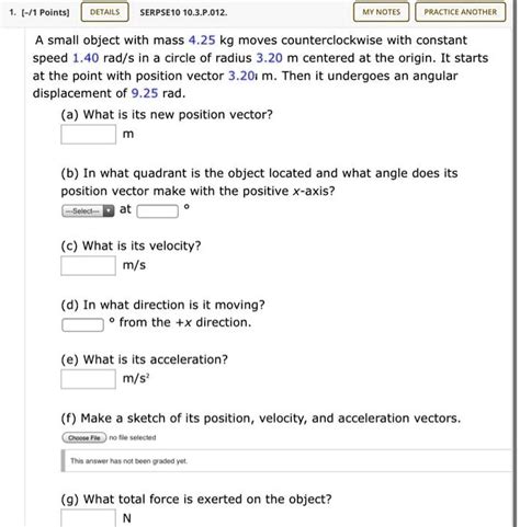 Solved Points Details Serpse O P My Notes Practice